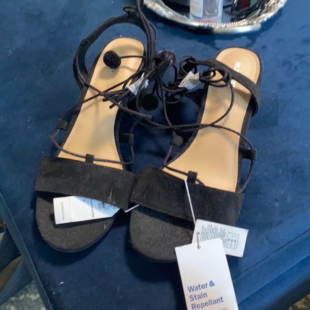 Suede water repellent sandals